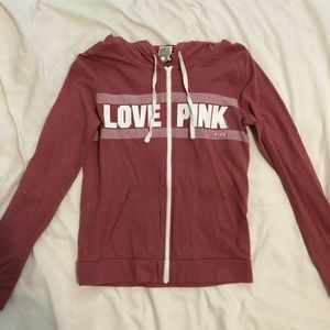 VS Pink Full Zip Hoodie
